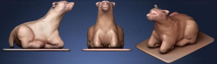 3D model Hyena (STL)